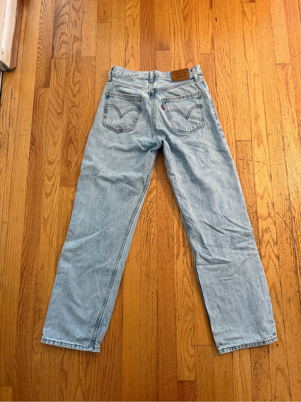 Levi's women’s Light Blue Straight-Leg Jeans